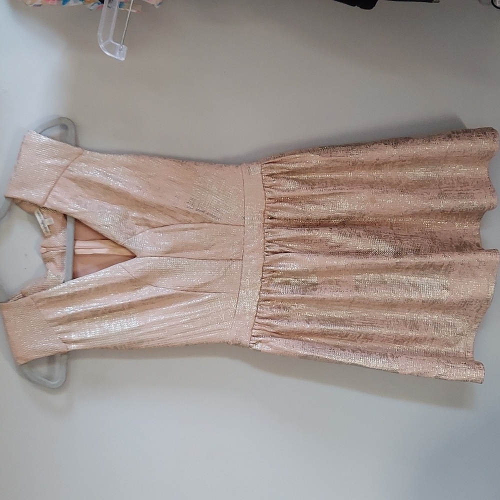 Rose gold dress